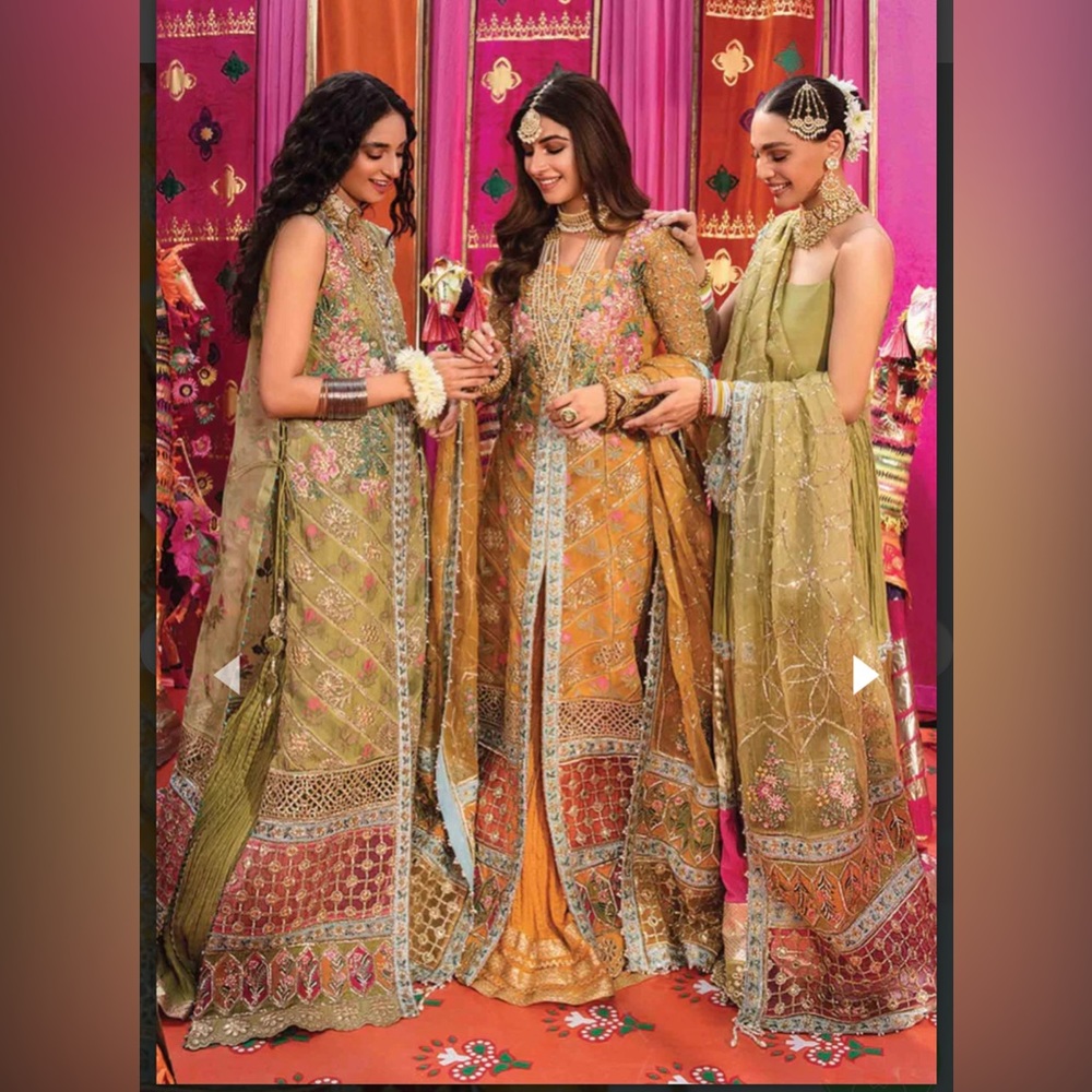 Gorgeous Pakistani Dress for Dholki / Mehendi / Haldi